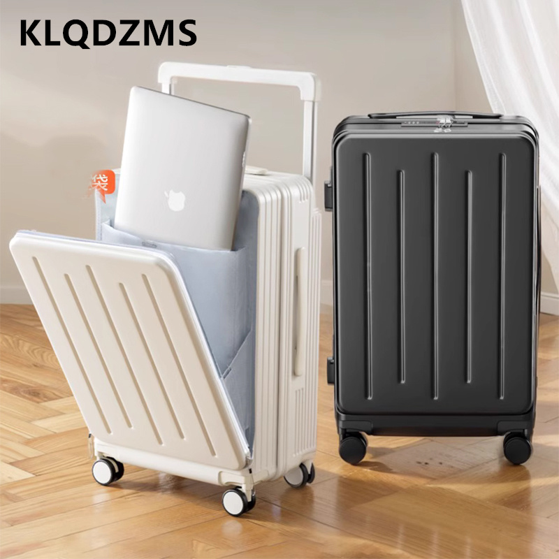 Front Opening Laptop Luggage 24 Inch - حقيبة سفر عالية الجودة من KLQDZMS
