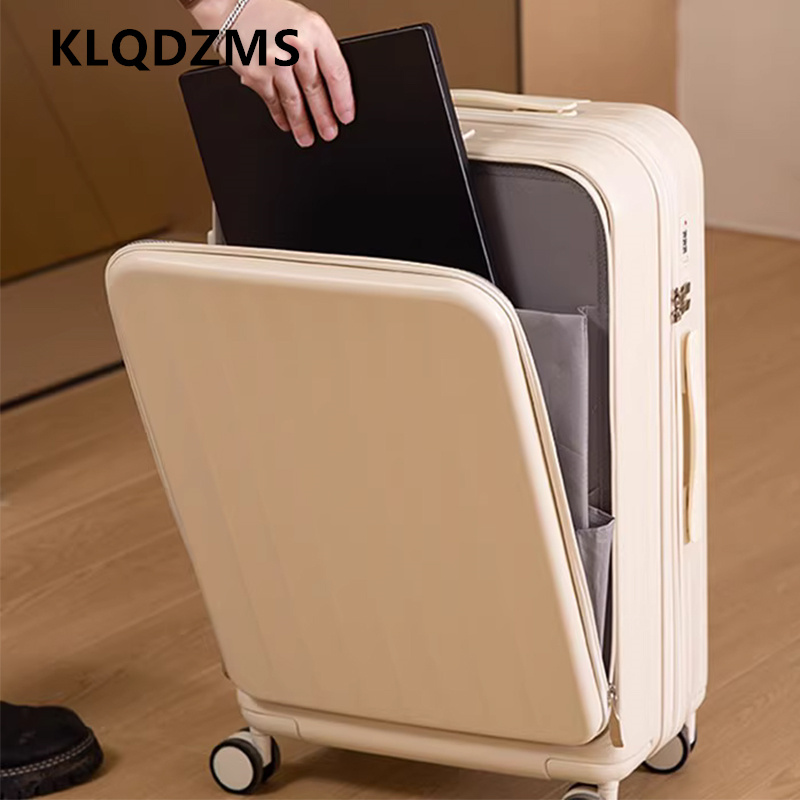 Front Opening Laptop Luggage 24 Inch - حقيبة سفر متعددة الوظائف من KLQDZMS