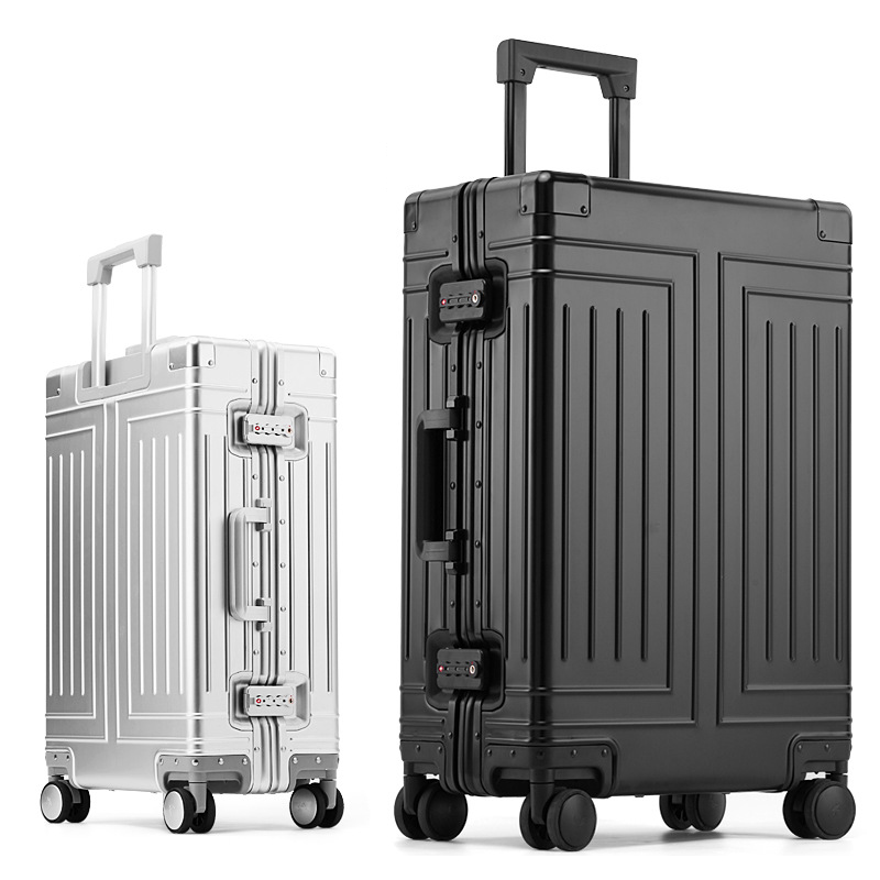Spinner Wheel Rolling Suitcase 20 Inch - حقيبة سفر من الألومنيوم مقاس 20/24/26/28