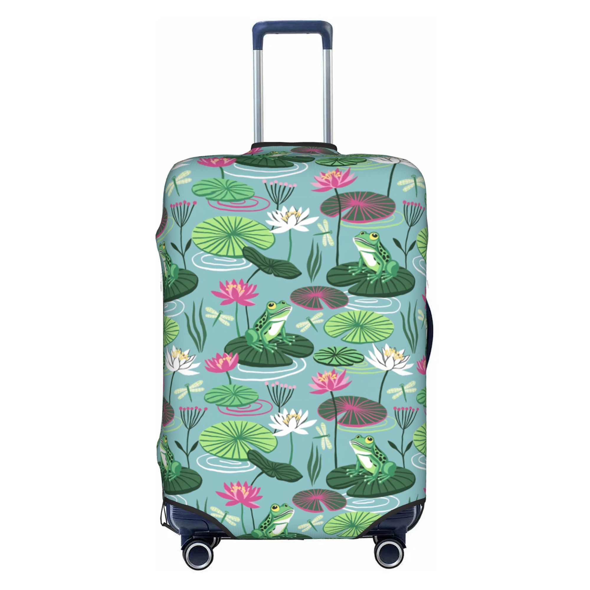 Waterproof Suitcase Cover Protector - غطاء حقيبة السفر على شكل ضفادع