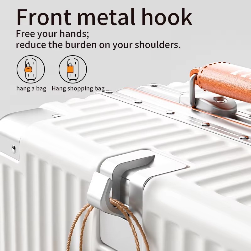 حقيبة حمل مقاس 18 بوصة مع عجلا - مراجعة Aluminum Frame Carry On Luggage وسعره