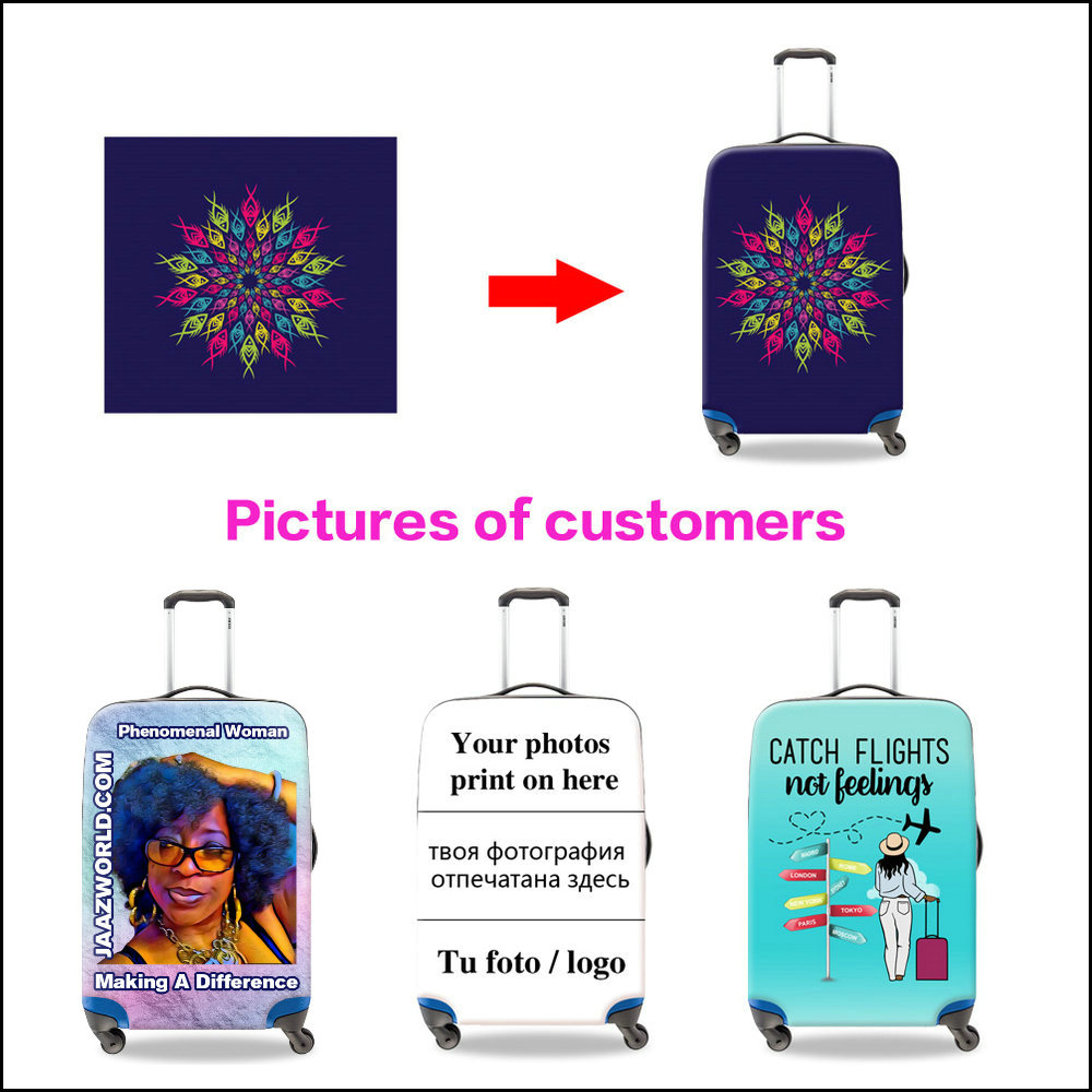 غطاء حقيبة سانتا كلوز لعيد الم - مراجعة Waterproof Suitcase Cover Protector وسعره