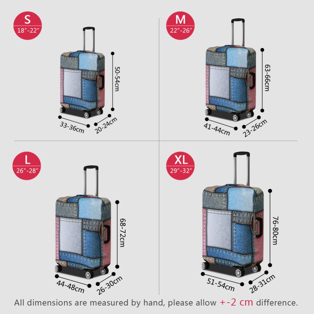 غطاء حقيبة سانتا كلوز لعيد الم - مراجعة Waterproof Suitcase Cover Protector وسعره