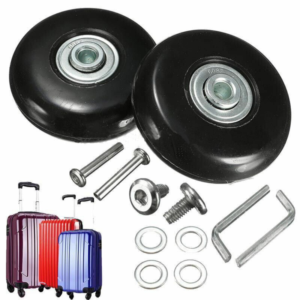 عجلات حقائب السفر الصامتة والم - مراجعة Silent Replacement Luggage Wheels وسعره