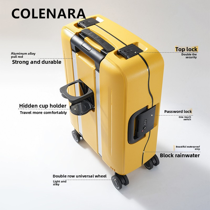 حقيبة سفر كولينارا 20 و24 و28  - مراجعة Spinner Wheel Rolling Suitcase 20 Inch وسعره