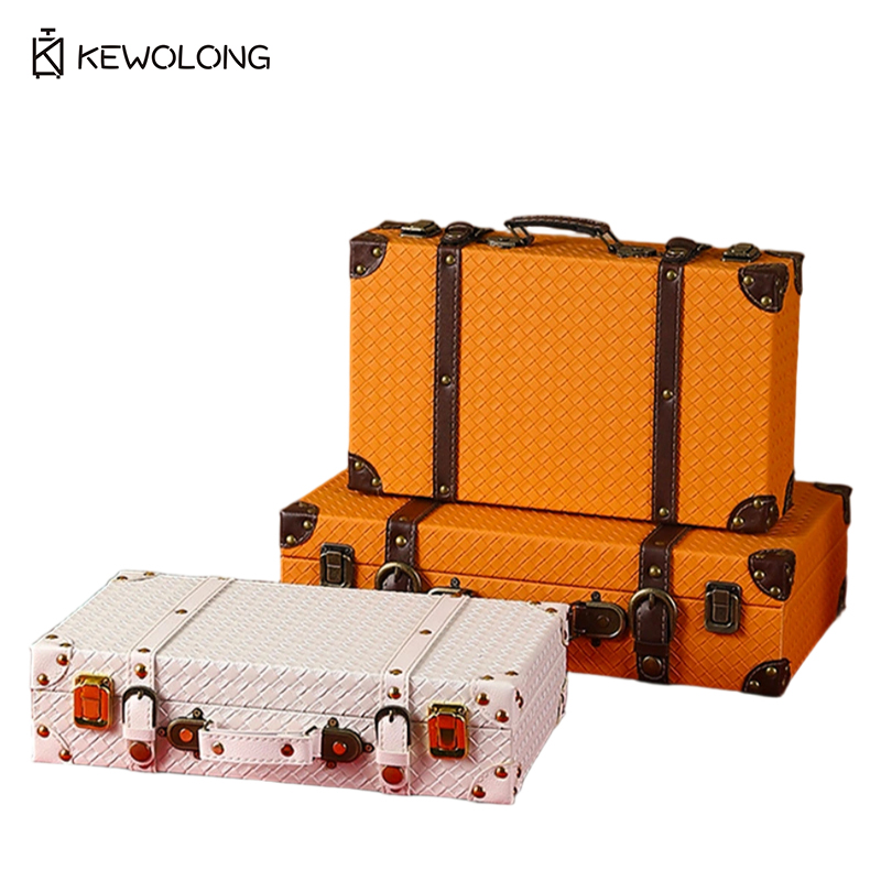 صندوق تخزين على شكل حقيبة سفر  - مراجعة Retro Vintage Trunk Suitcase وسعره