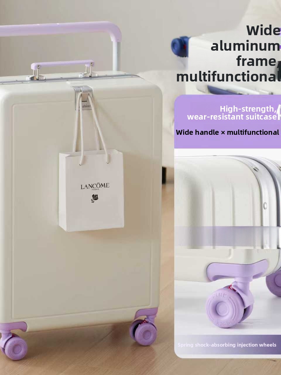 حقيبة سفر جديدة كبيرة السعة بإ - مراجعة Aluminum Frame Carry On Luggage وسعره