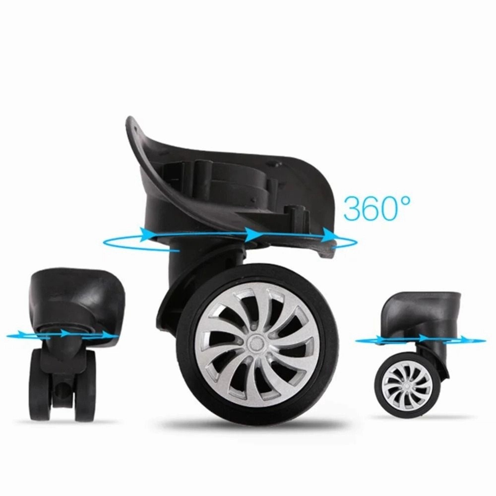 4 قطع عجلات حقائب سفر عالمية د - مراجعة Silent Replacement Luggage Wheels وسعره