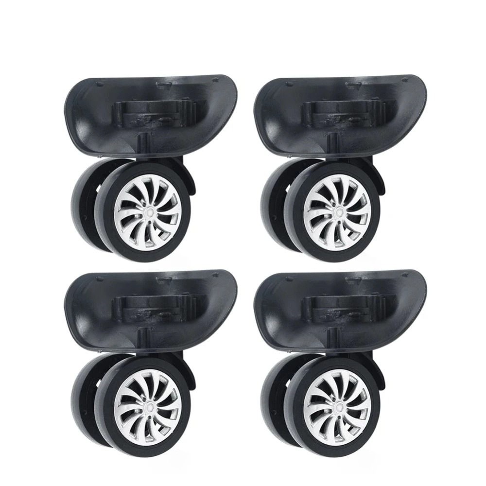 4 قطع عجلات حقائب سفر عالمية د - مراجعة Silent Replacement Luggage Wheels وسعره