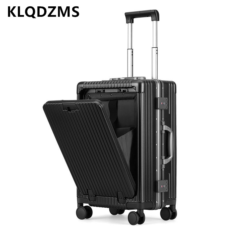 حقيبة سفر KLQDZMS مقاس 18 و20  - مراجعة Front Opening Laptop Luggage 24 Inch وسعره