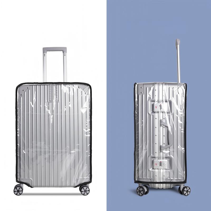غطاء حقيبة سفر شفاف من البولي  - مراجعة Luggage Protective Cover Transparent وسعره