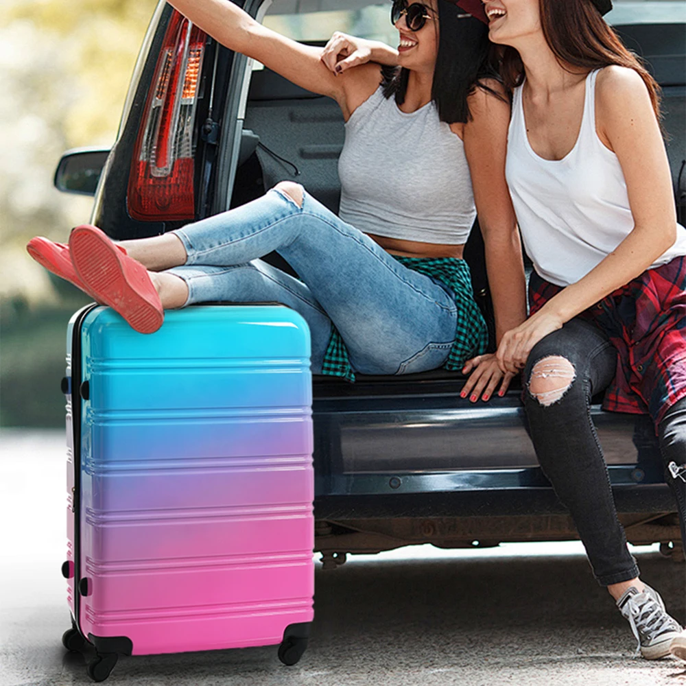 مجموعات حقائب سفر ذات هيكل صلب - مراجعة Expandable Hard Shell Luggage Set وسعره