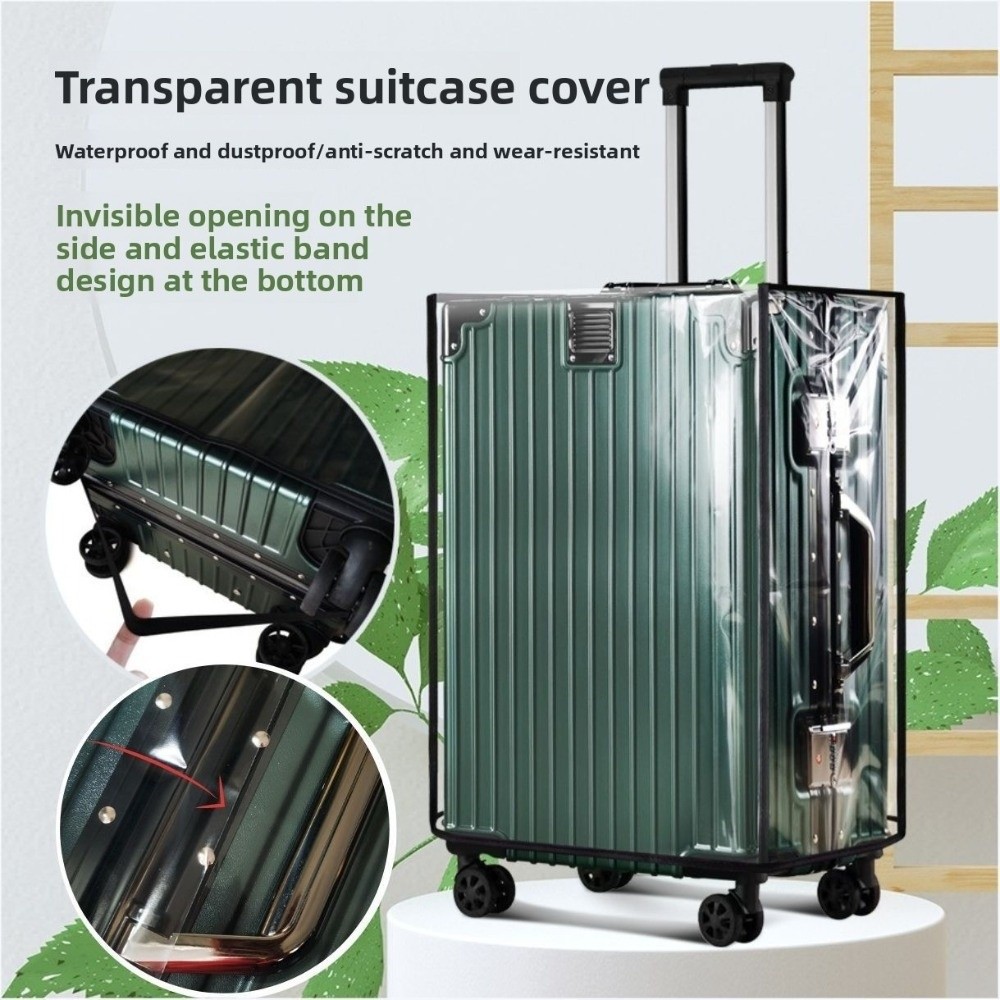 غطاء حقائب السفر 18-30 بوصة، غ - مراجعة Luggage Protective Cover Transparent وسعره