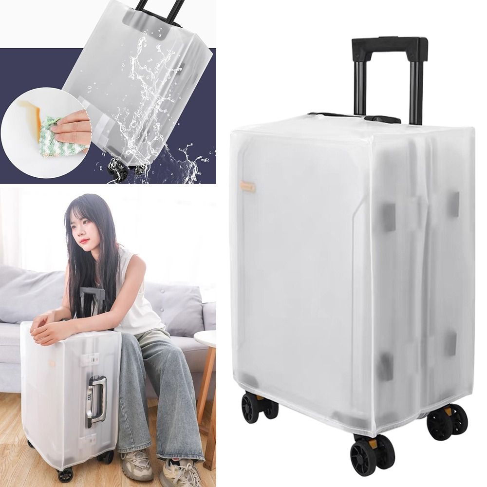 غطاء حماية جديد للحقائب مقاوم  - مراجعة Waterproof Suitcase Cover Protector وسعره