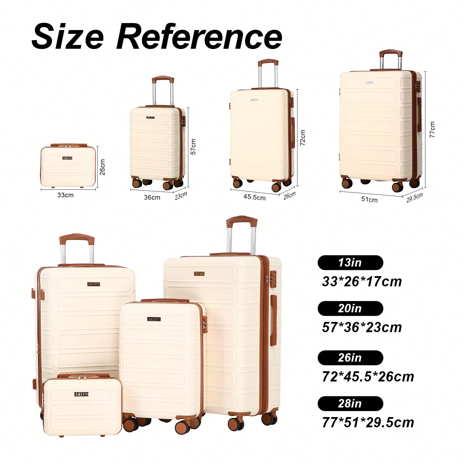 مجموعة حقائب سفر قابلة للتوسيع - مراجعة Expandable Hard Shell Luggage Set وسعره
