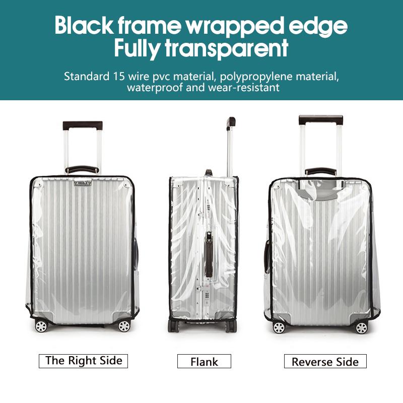 غطاء حقائب سفر شفاف 2027 مقاوم - مراجعة Luggage Protective Cover Transparent وسعره