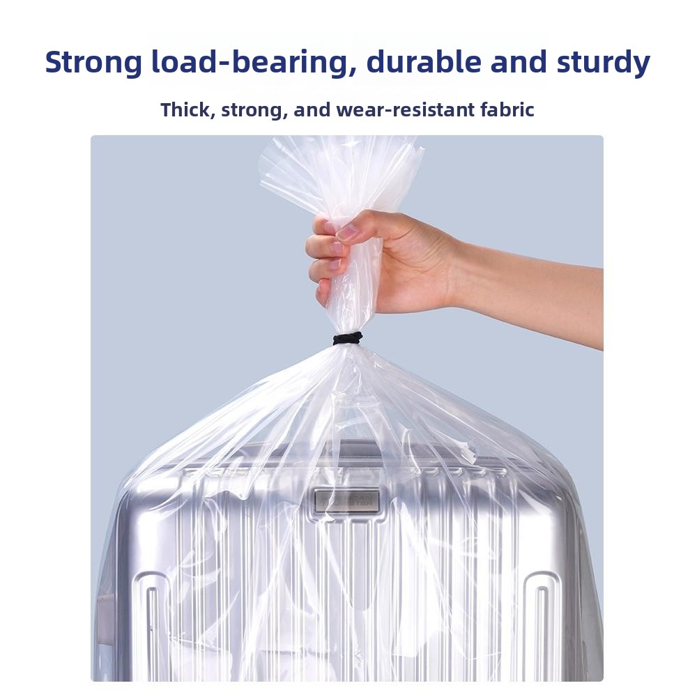 غطاء حماية للأمتعة من البلاستي - مراجعة Waterproof Suitcase Cover Protector وسعره