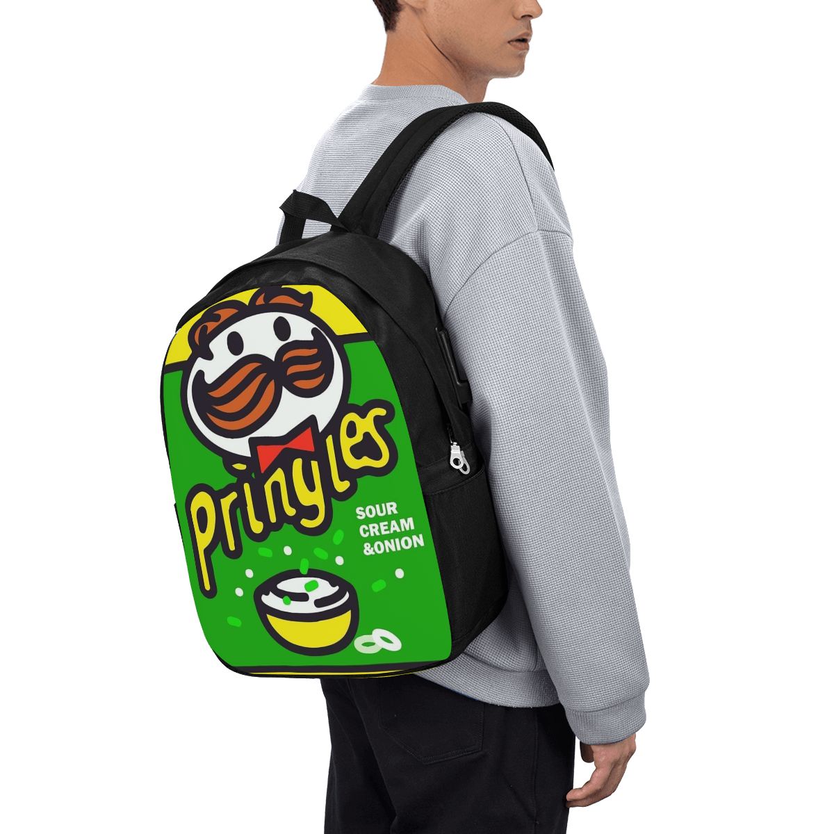 حقيبة ظهر مطبوعة بتصميم رقائق  - مراجعة Backpacks وسعره