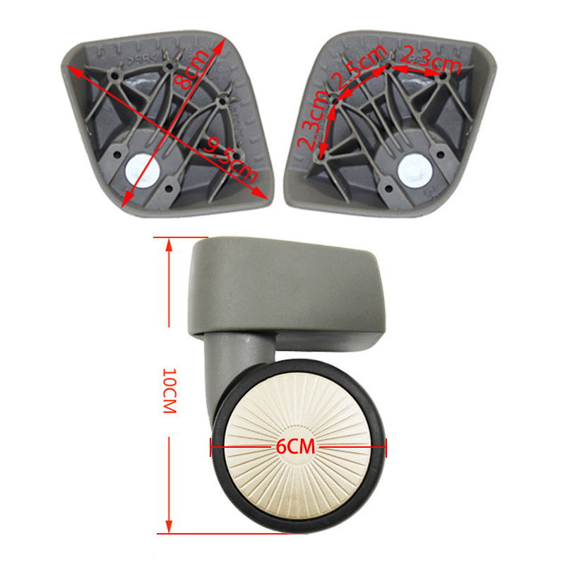 طقم استبدال العجلات الصامتة لل - مراجعة Silent Replacement Luggage Wheels وسعره