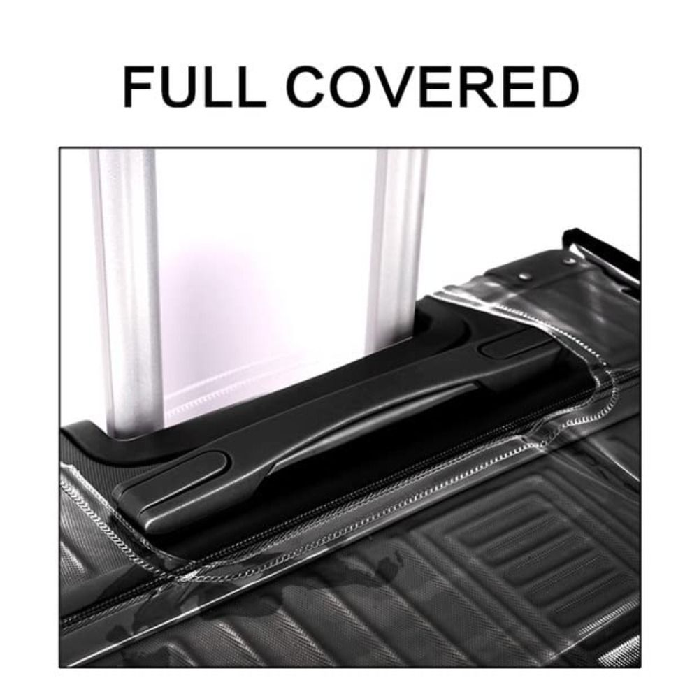 غطاء أمتعة شفاف من PVC مقاوم ل - مراجعة Waterproof Suitcase Cover Protector وسعره