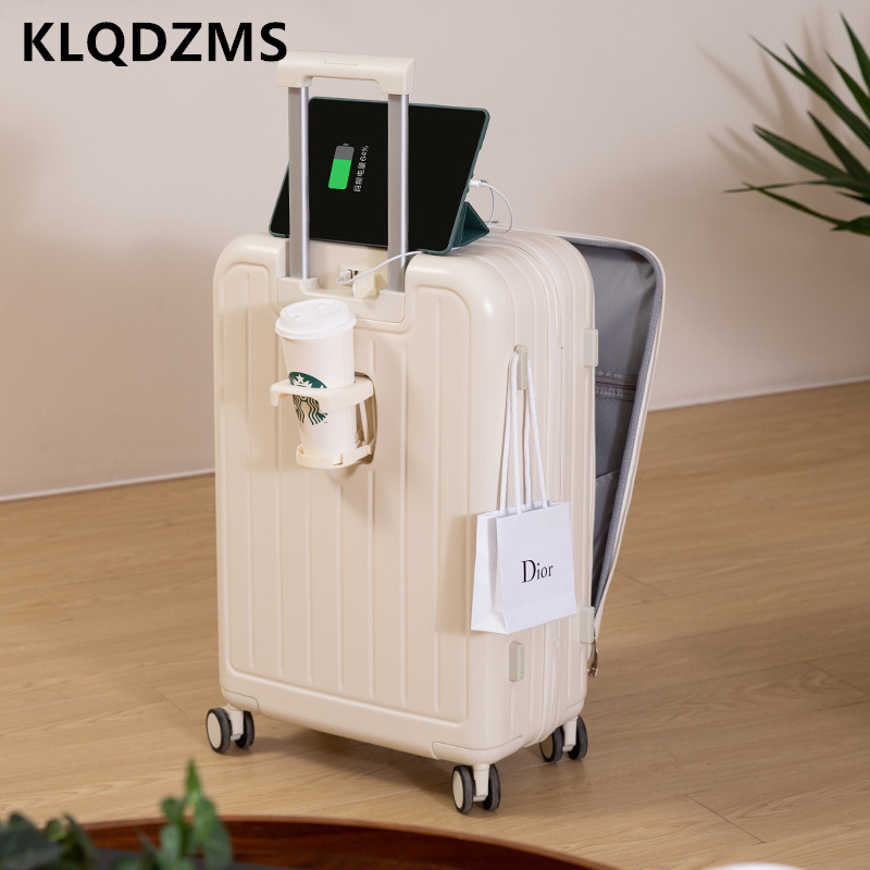 حقيبة سفر متعددة الوظائف من KL - مراجعة Front Opening Laptop Luggage 24 Inch وسعره