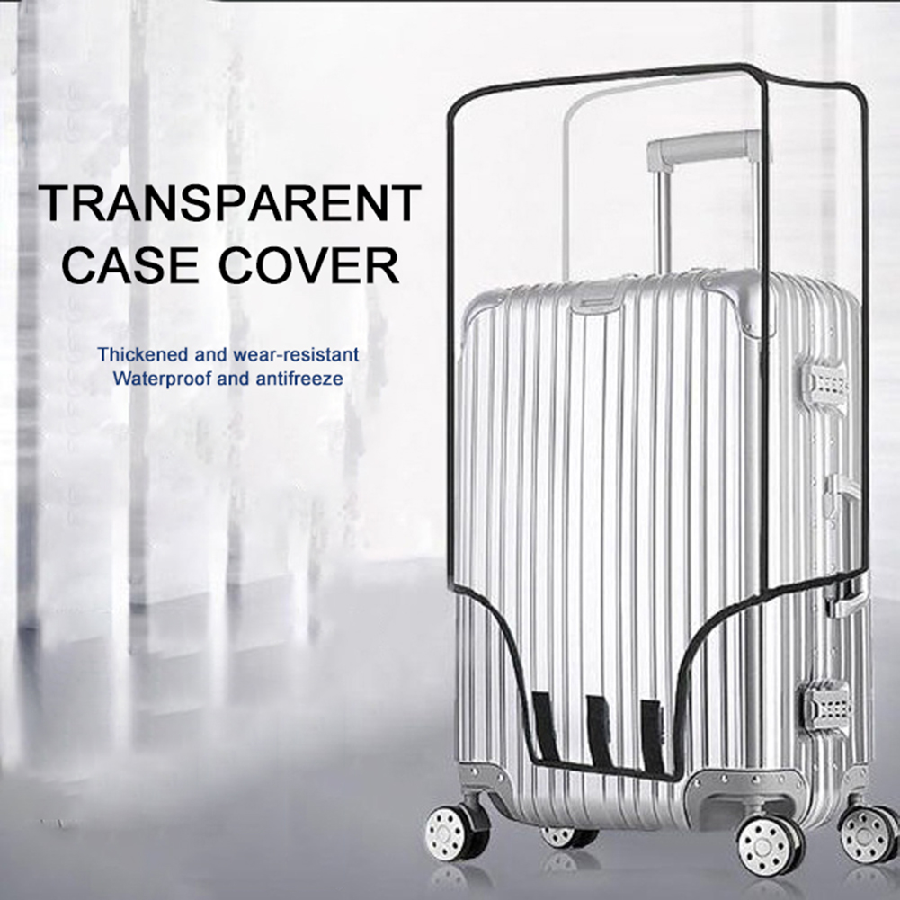 غطاء حماية لحقيبة السفر مقاوم  - مراجعة Luggage Protective Cover Transparent وسعره