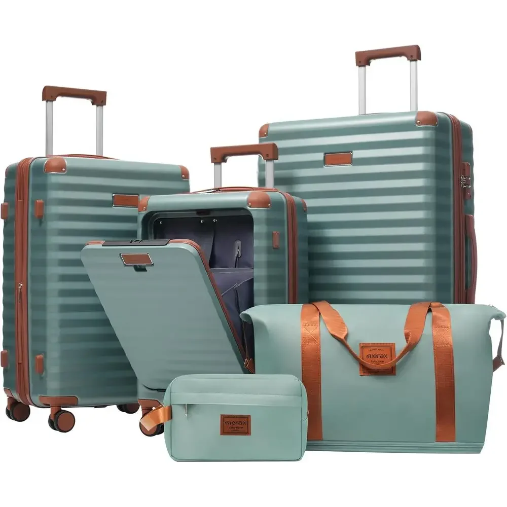 مجموعة حقائب سفر صلبة قابلة لل - مراجعة Expandable Hard Shell Luggage Set وسعره