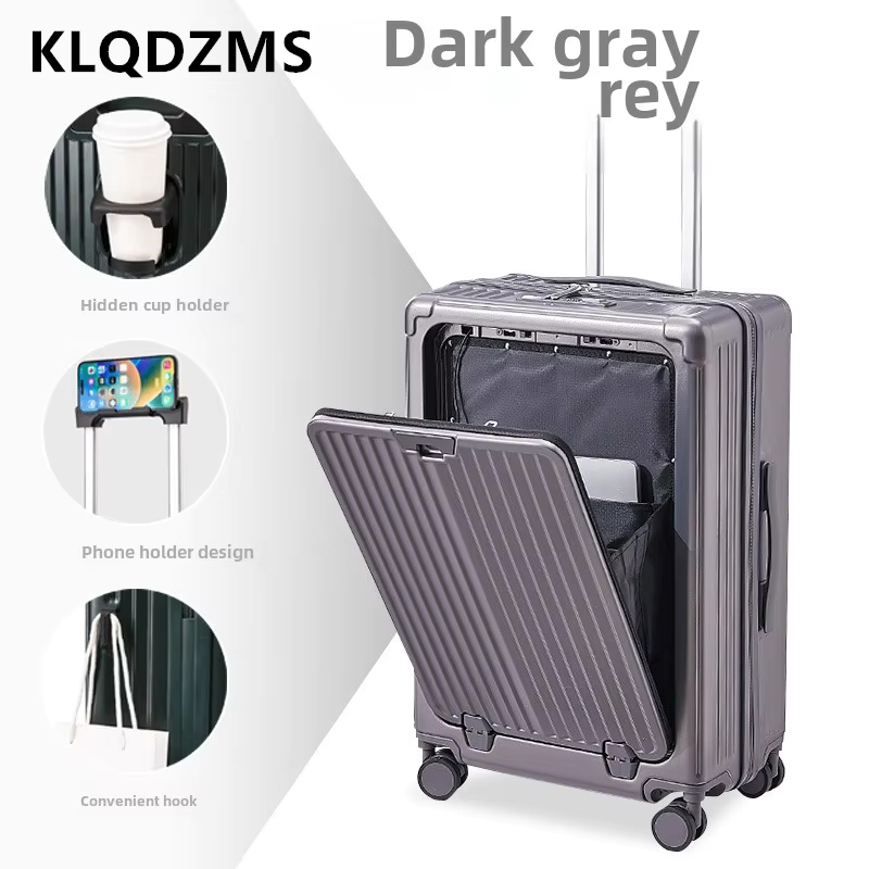 حقيبة سفر للكمبيوتر المحمول من - مراجعة Front Opening Laptop Luggage 24 Inch وسعره