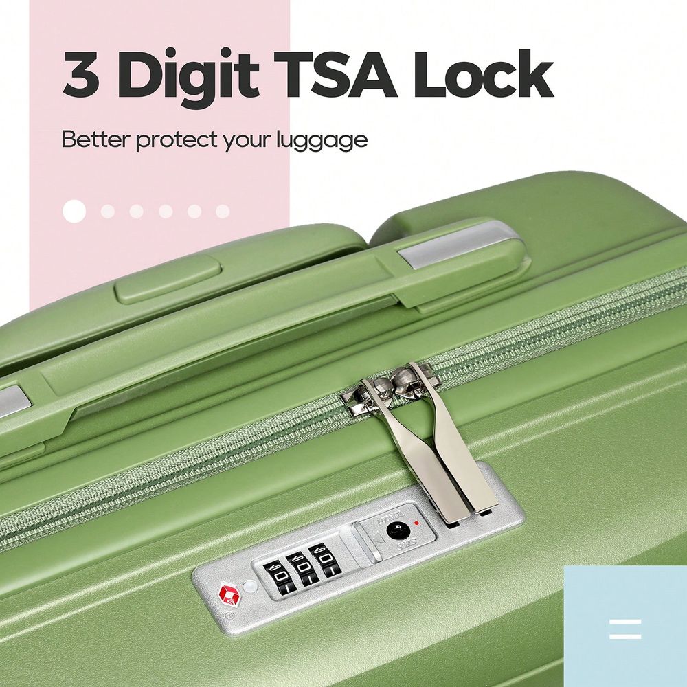 مجموعة حقائب سفر صلبة من 3 قطع - مراجعة Expandable Hard Shell Luggage Set وسعره
