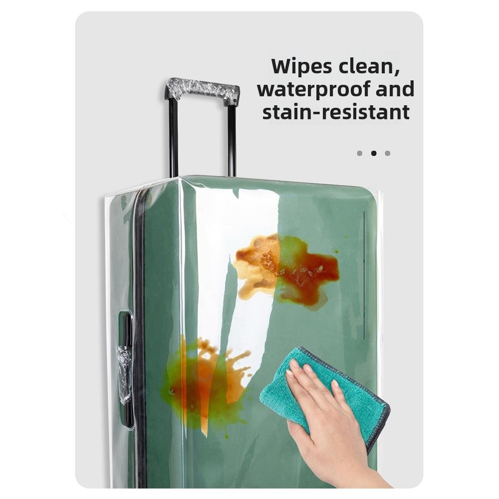 غطاء واقي شفاف للأمتعة، درع مض - مراجعة Luggage Protective Cover Transparent وسعره
