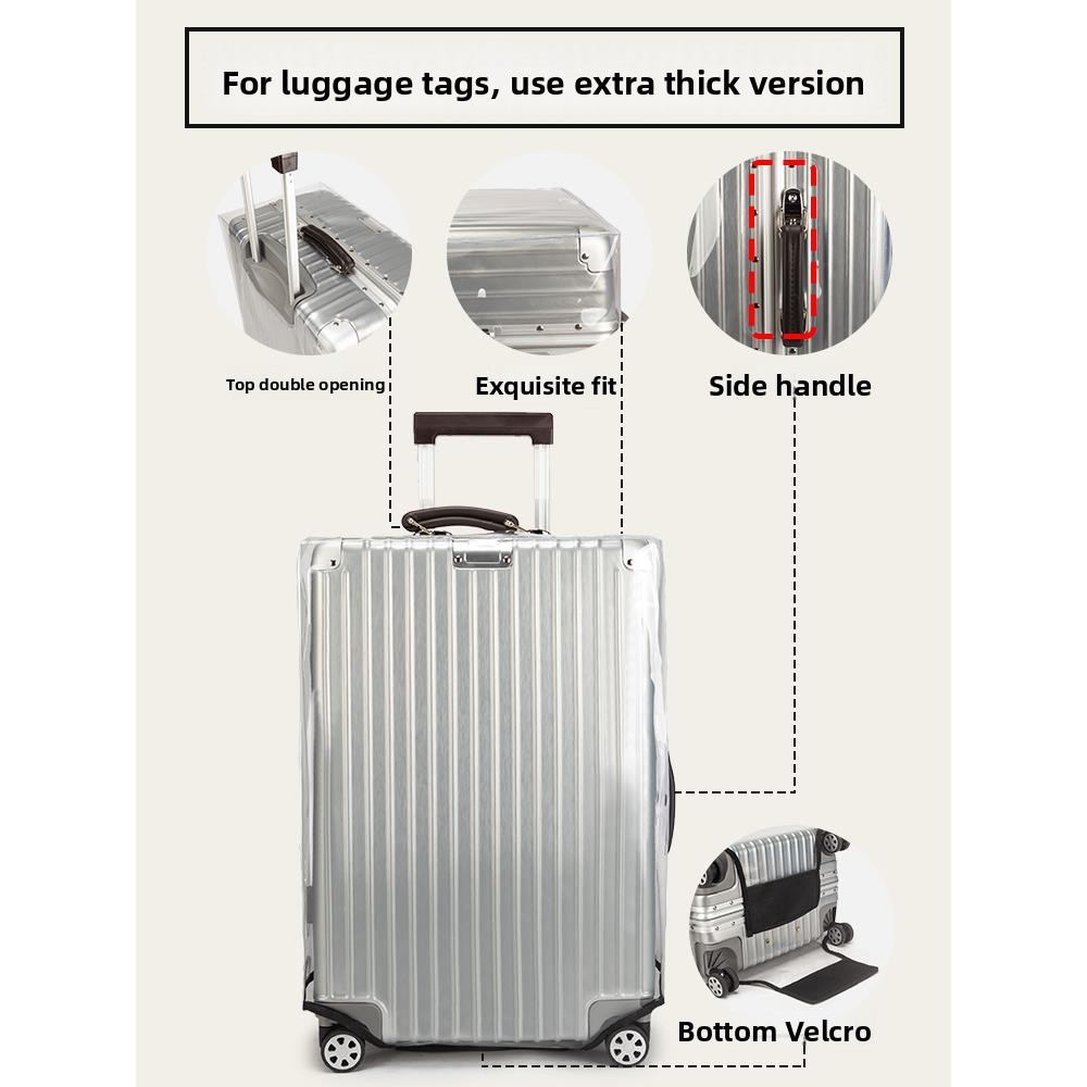غطاء واقي شفاف للأمتعة، درع مض - مراجعة Luggage Protective Cover Transparent وسعره