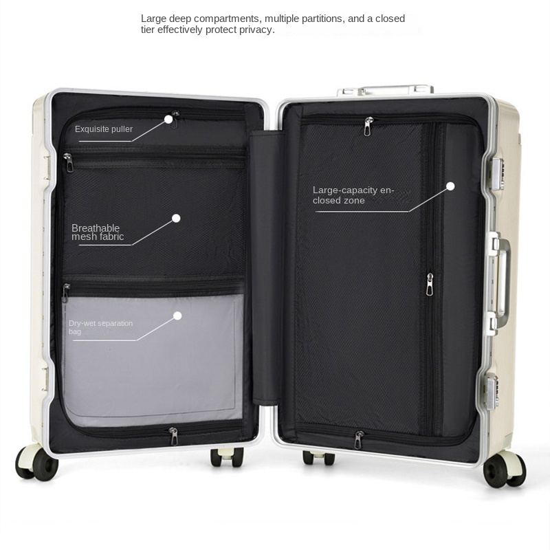 حقيبة سفر جديدة مقاس 28 بوصة ب - مراجعة Spinner Wheel Rolling Suitcase 20 Inch وسعره