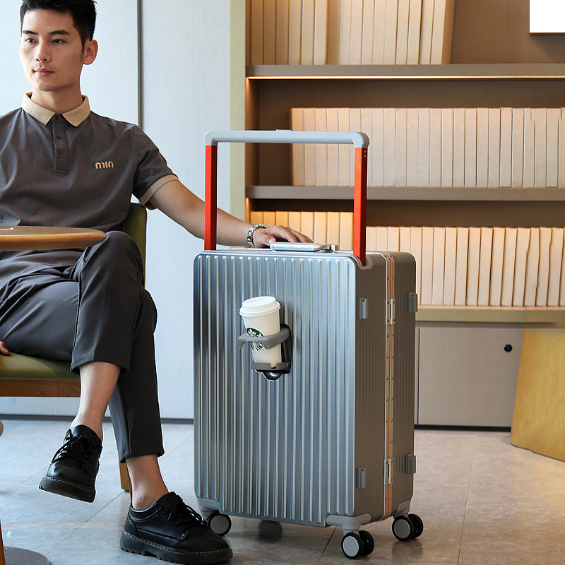 حقيبة جديدة بمقبض واسع على عجل - مراجعة Aluminum Frame Carry On Luggage وسعره