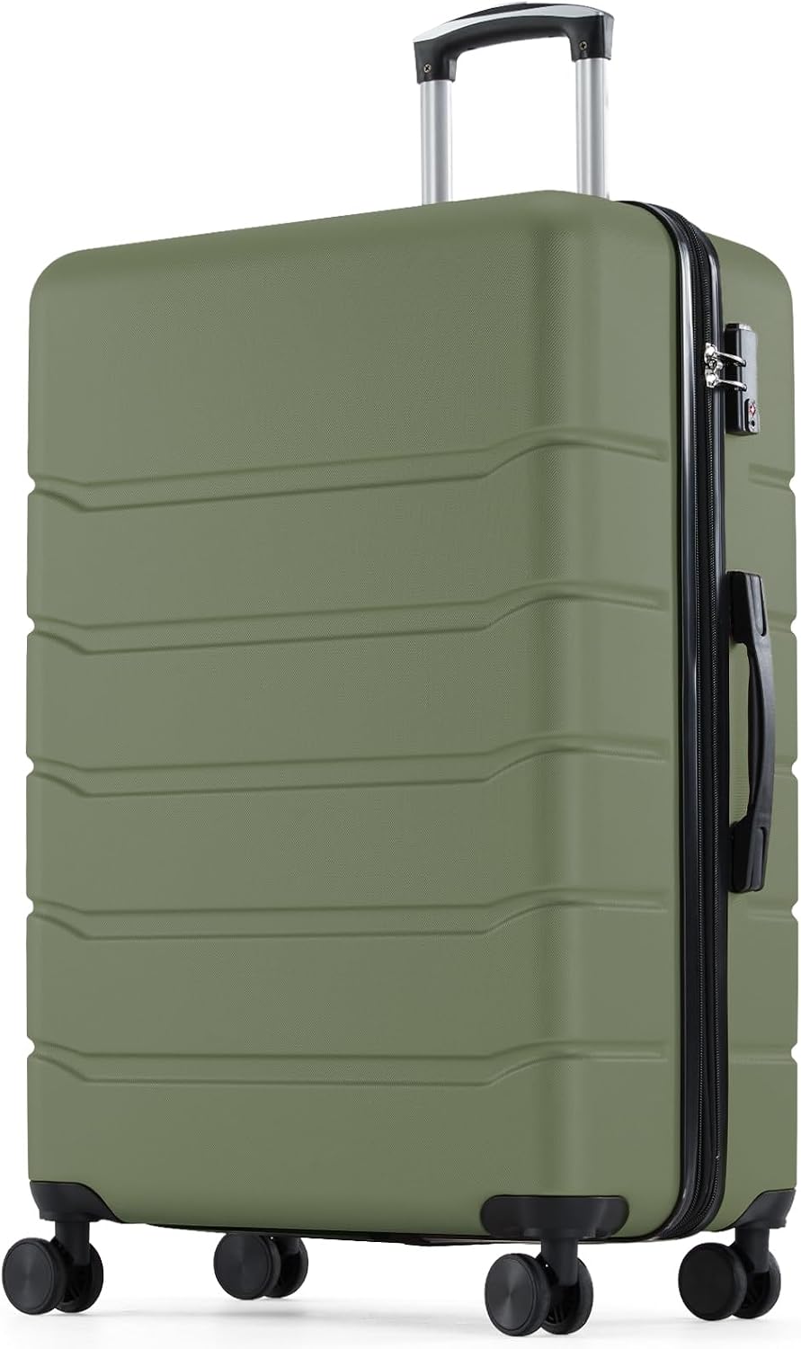 حقيبة سفر 28 بوصة، حقيبة صلبة  - مراجعة Expandable Hard Shell Luggage Set وسعره