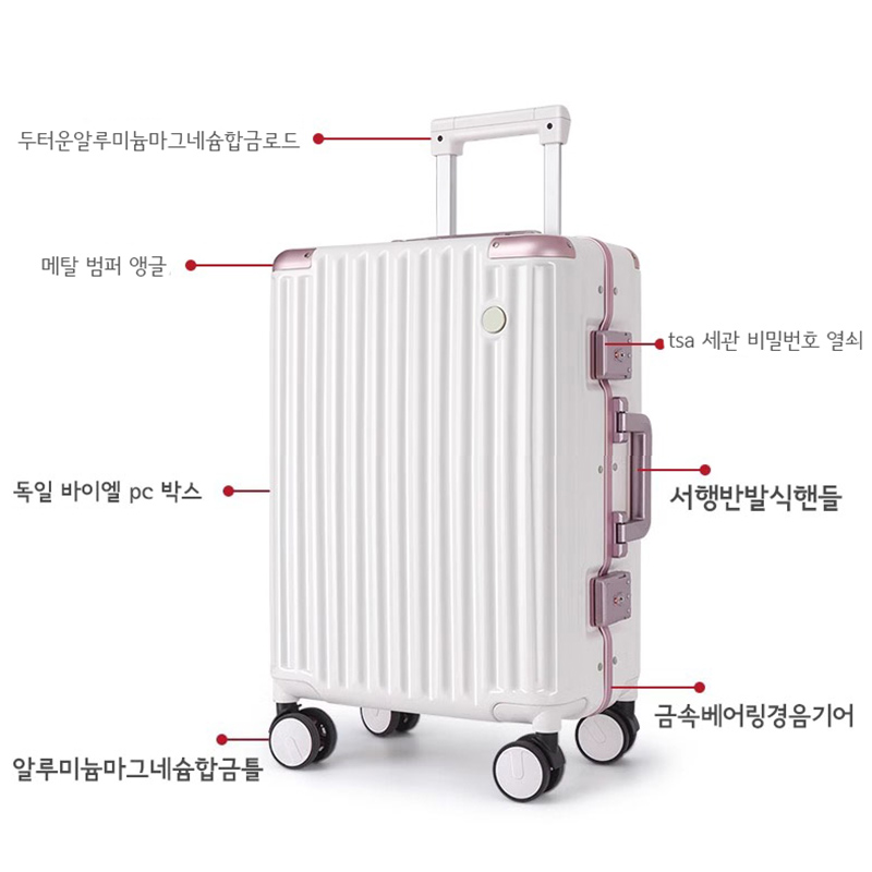 حقيبة بإطار من الألومنيوم للرج - مراجعة Aluminum Frame Carry On Luggage وسعره