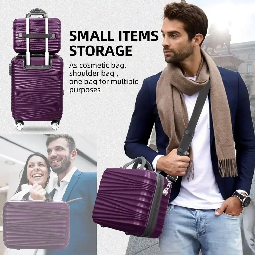 مجموعة حقائب سفر صلبة قابلة لل - مراجعة Expandable Hard Shell Luggage Set وسعره