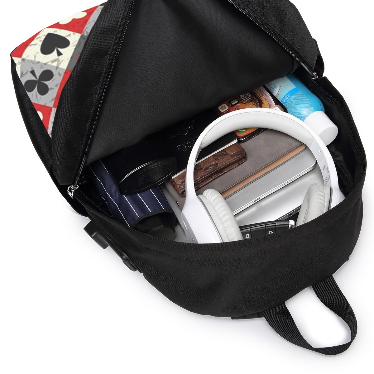 حقيبة ظهر مطبوعة بتصميم أوراق  - مراجعة Backpacks وسعره