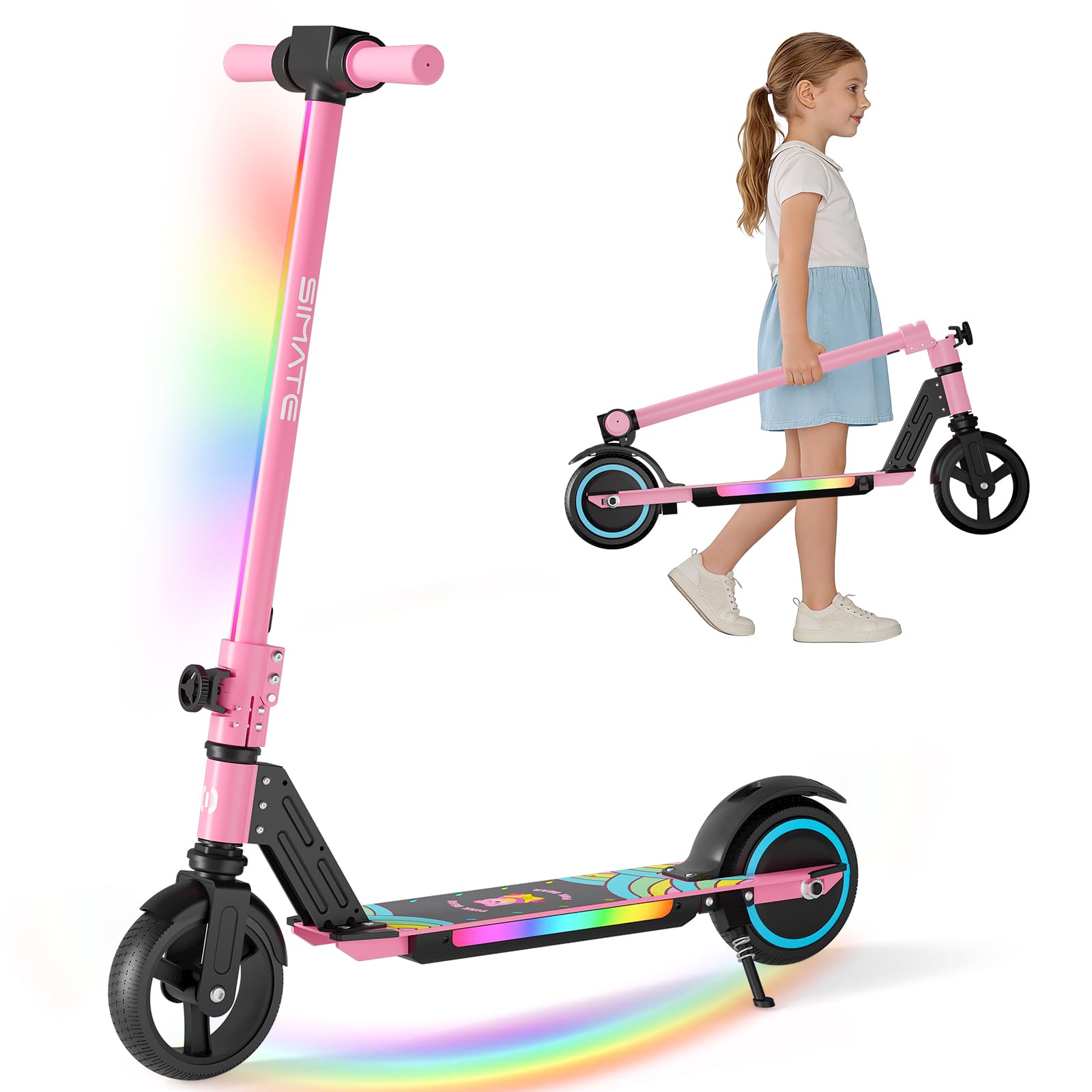 سكوتر كهربائي من سيمات للأطفال - مراجعة Kids Ride On Suitcase Scooter وسعره