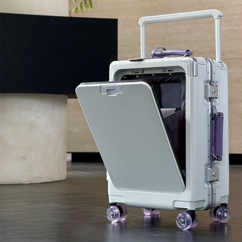 حقيبة سفر مقاس 20 و24 و26 بوصة - مراجعة Aluminum Frame Carry On Luggage وسعره
