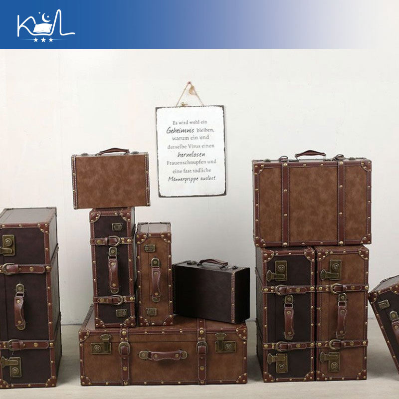 صندوق تخزين على شكل حقيبة سفر  - مراجعة Retro Vintage Trunk Suitcase وسعره