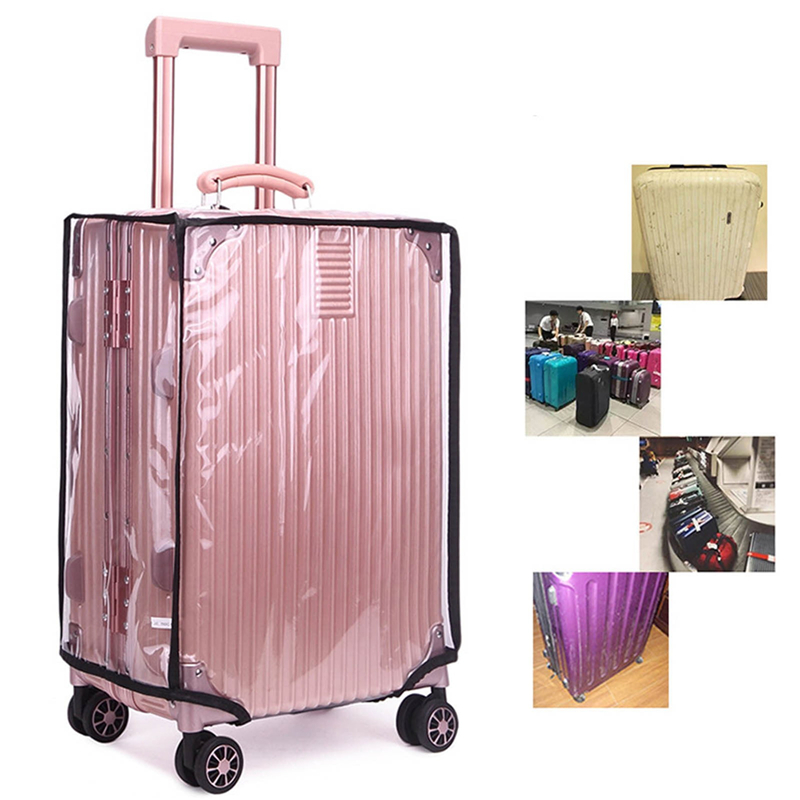 18-30 بوصة حقيبة غطاء بولي كلو - مراجعة Luggage Protective Cover Transparent وسعره