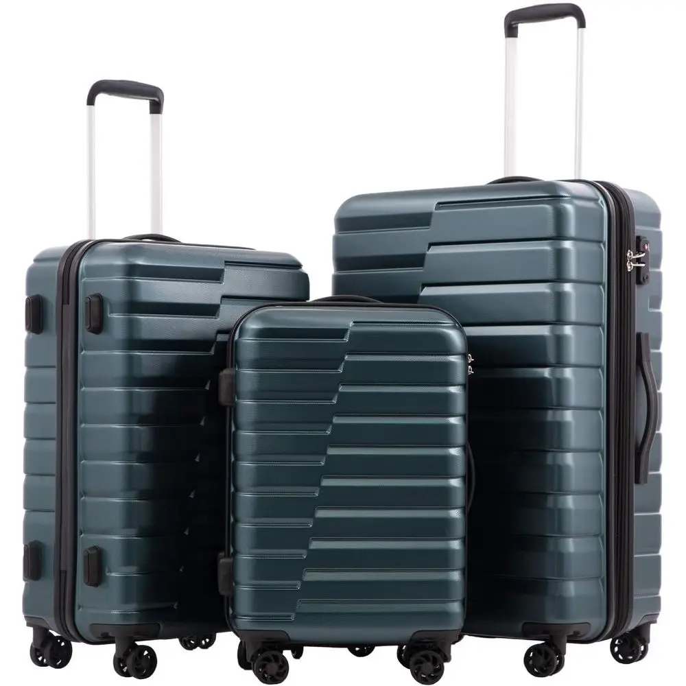 مجموعة حقائب سفر صلبة من 3 قطع - مراجعة Expandable Hard Shell Luggage Set وسعره