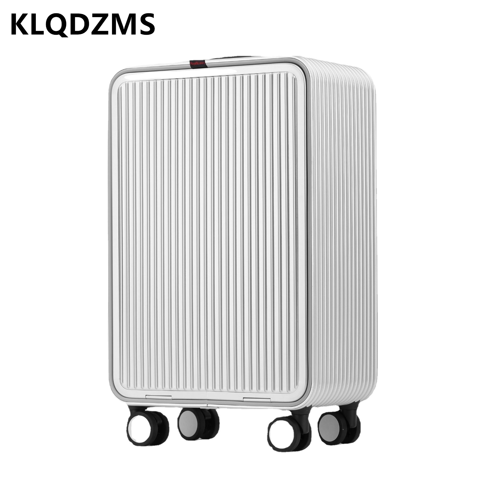 KLQDZMS الأمتعة جميع سبائك الأ - مراجعة Front Opening Laptop Luggage 24 Inch وسعره