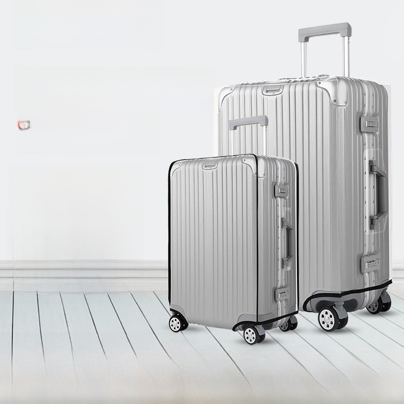 غطاء حقيبة سفر شفاف مقاوم للما - مراجعة Luggage Protective Cover Transparent وسعره