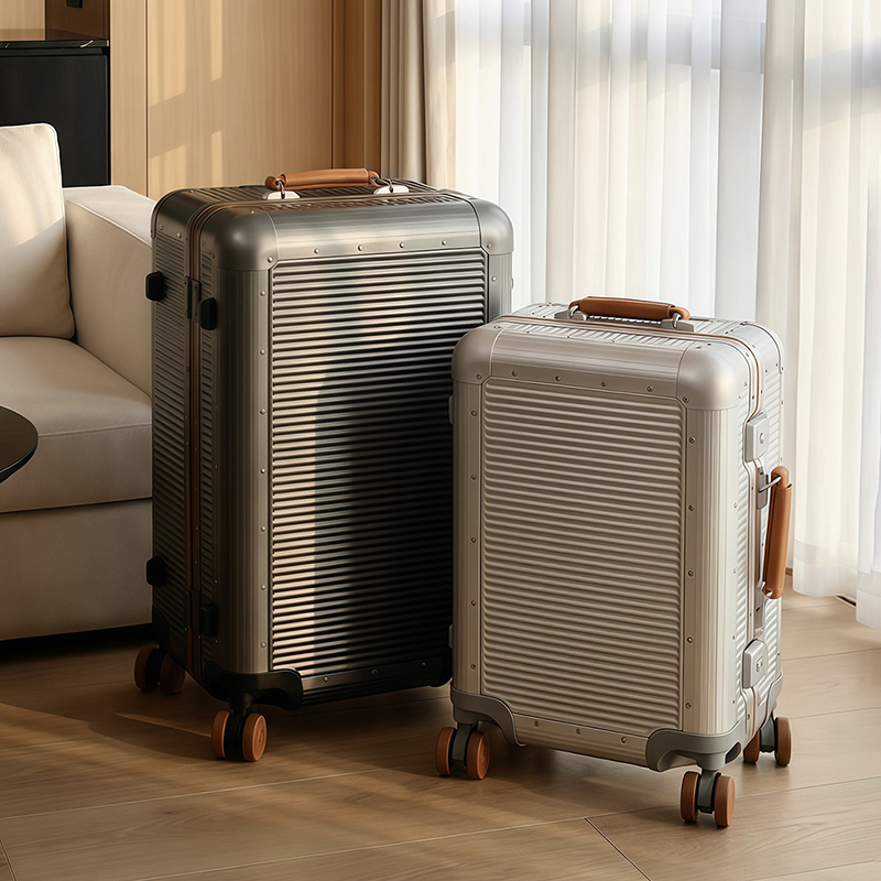 حقيبة سفر كبيرة بإطار من الألو - مراجعة Aluminum Frame Carry On Luggage وسعره