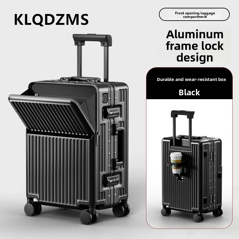حقيبة سفر متعددة الوظائف من KL - مراجعة Front Opening Laptop Luggage 24 Inch وسعره