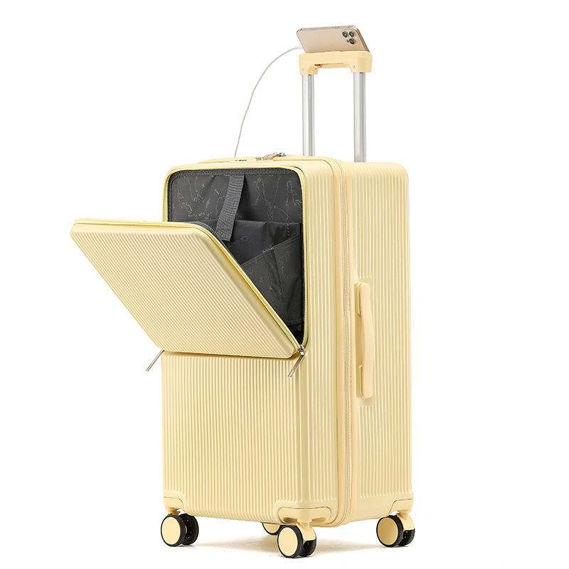 Sushimu حقيبة واسعة مقبض حقيبة - مراجعة Aluminum Frame Carry On Luggage وسعره