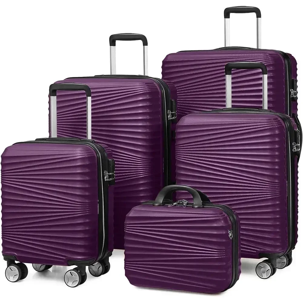 مجموعة حقائب سفر صلبة قابلة لل - مراجعة Expandable Hard Shell Luggage Set وسعره