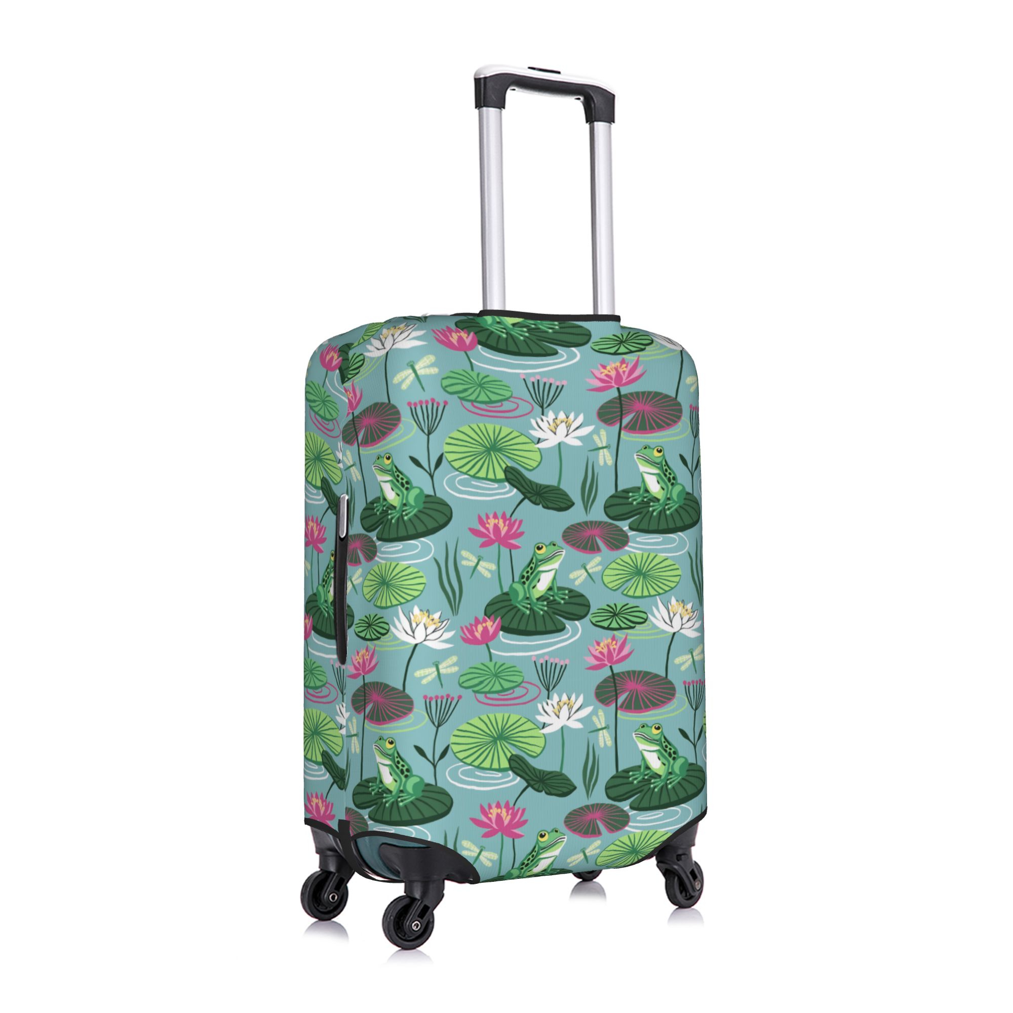 غطاء حقيبة السفر على شكل ضفادع - مراجعة Waterproof Suitcase Cover Protector وسعره