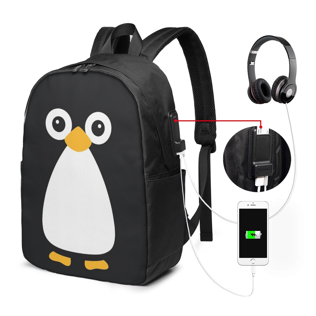 حقيبة ظهر لطيفة على شكل بطريق، - مراجعة Travel Bags وسعره